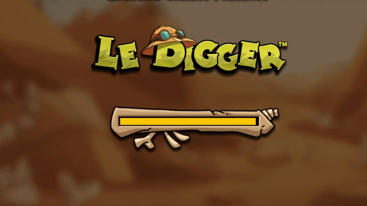 Smokey ang raccoon sa Le Digger slot game