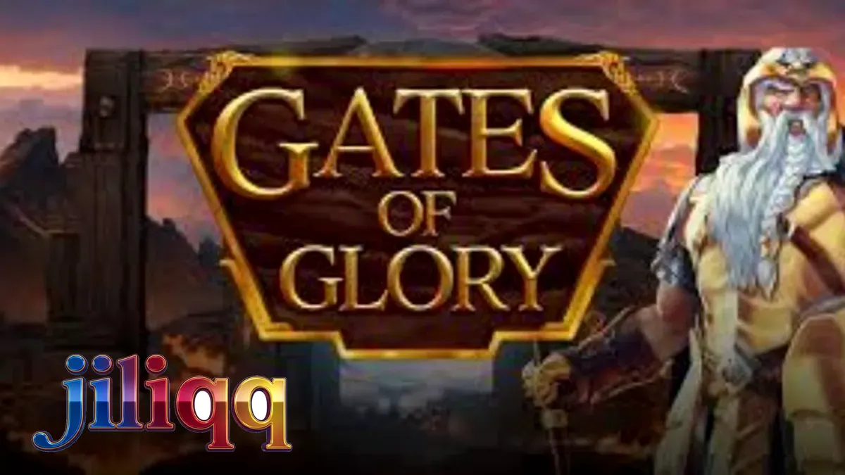 Isang visual na representasyon ng Gates of Glory slot na nagpapakita ng 6x5 grid at mitolohikal na tema.